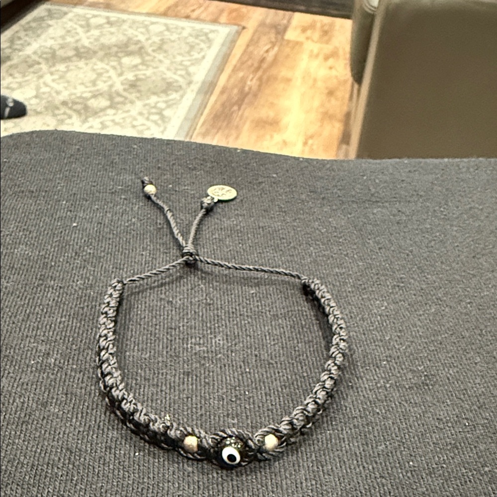 Black and White Beaded Bracelet